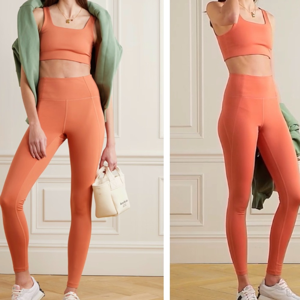 GIRLFRIEND COLLECTIVE orange Compressive high rise  Legging size Medium M MW tag